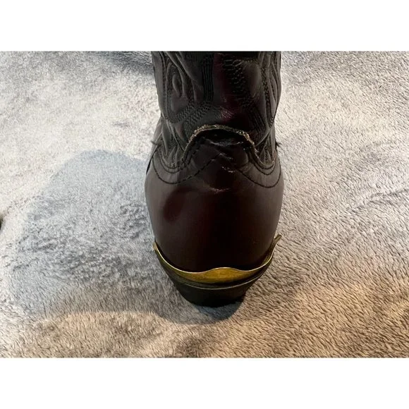 Laredo Leather Metal Tip Western Boots 12628, Mens Size 11 Extra Wide - Picture 4 of 13